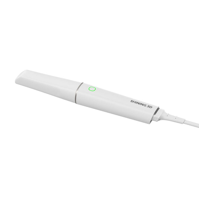 White electronic device with 'Shining 3D' branding on a white background