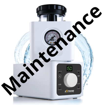 White machine with digital display and gauge, labeled 'Extreme', on a white background.