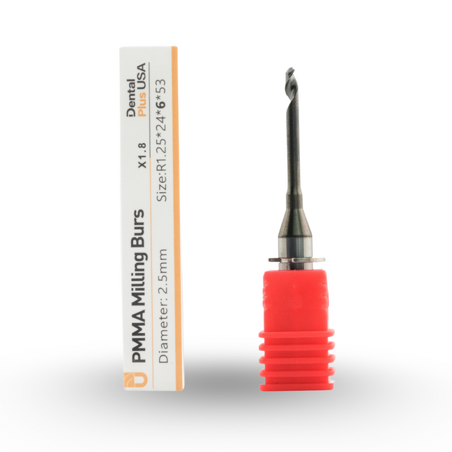 T11 - X1.8 DW PMMA Burs 2.5 mm Shank 6 mm X 1 Unit - DPMB44
